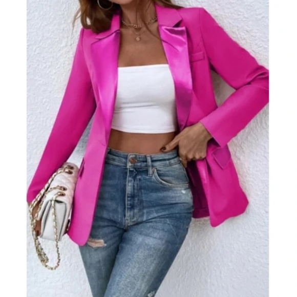 Classic Khaki Button Work Jacket Coat Blazer - Picture 4 of 14